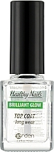 Ultra Long-Lasting Top Coat "Diamond Shine" #175 - Jerden Healthy Nails Brilliant Glow — photo N3