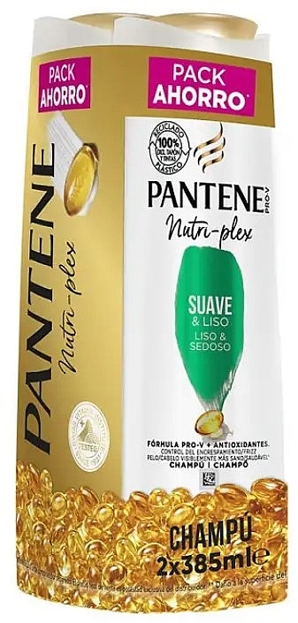 Set - Pantene Pro-V Soft & Smooth Shampoo (shmp/2x385ml) — photo N1