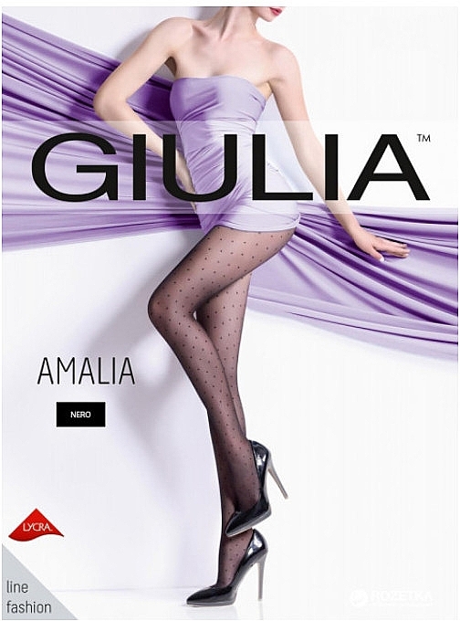Tights "Amalia Model 1" 20 Den, nero - Giulia — photo N14
