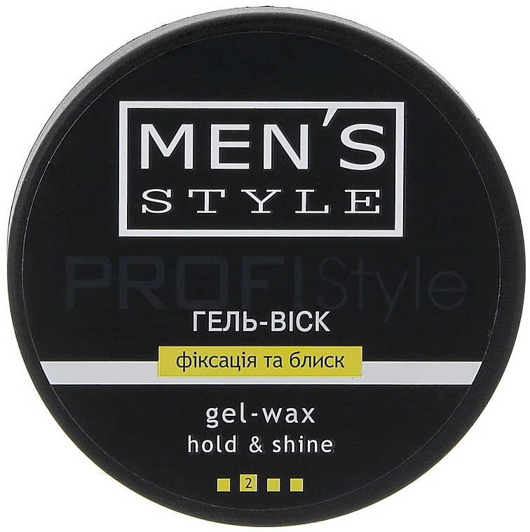 Gel-Wax for Men 'Fixation and Shine' - Profi style Men's Style — photo N3