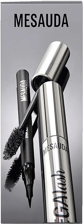 Set - Mesauda Milano Kit Ready, Wow, Go! (mascara/14 ml + eyeliner/1.2 ml) — photo N1