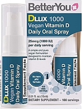 Fragrances, Perfumes, Cosmetics Oral Spray - BetterYou DLux 1000 Vegan Vitamin D Oral Spray