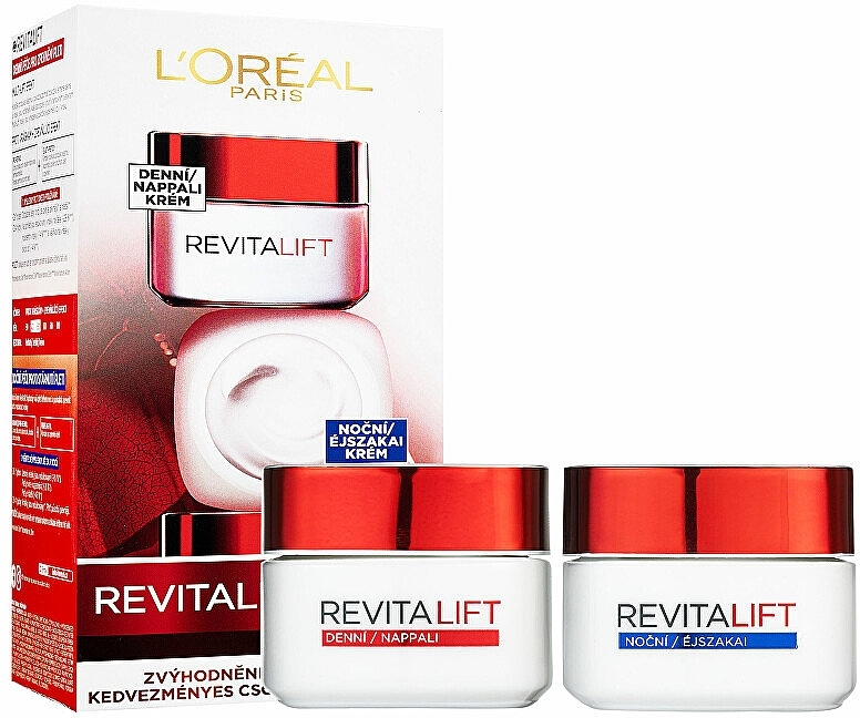 Set - L'Oreal Paris Revitalift Classic Duopack (d/cr/50ml + n/cr/50ml) — photo N1