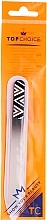 Nail File "Szklany M-Wzory", black - Top Choice — photo N1