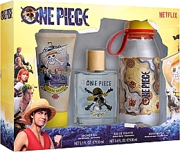 Fragrances, Perfumes, Cosmetics Air-Val International Netflix One Piece - Set (edt/100 ml + sh/gel/150 ml + bottle/1 pcs)