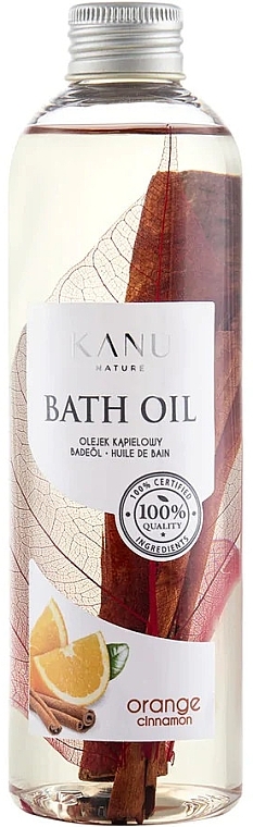 Bath Oil "Orange & Cinnamon" - Kanu Nature Bath Oil Orange Cinnamon — photo N1