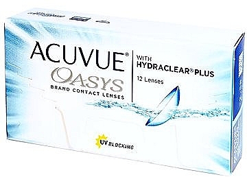 Contact Lenses, 8.4 radius, 12pcs - Acuvue Oasys with Hydraclear Plus — photo N1