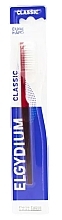 Fragrances, Perfumes, Cosmetics Classic Toothbrush, hard, red - Elgydium Classic Dure Hard