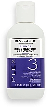 Fragrances, Perfumes, Cosmetics Hair Repair Complex - Revolution Haircare Blonde Plex 3 Bond Restore Treatment