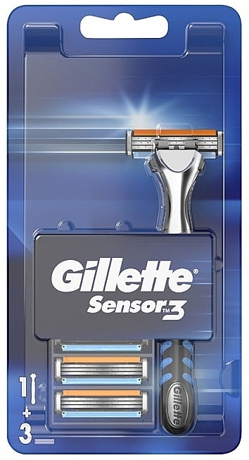 Shaver With 3 Cartridges - Gillette Sensor 3 — photo N8