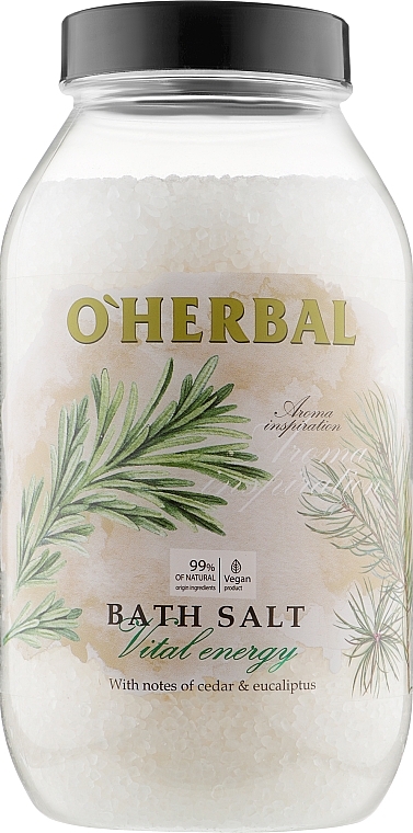 Bath Salt 'Vital Energy' - O'Herbal Aroma Inspiration Bath Salt — photo N5