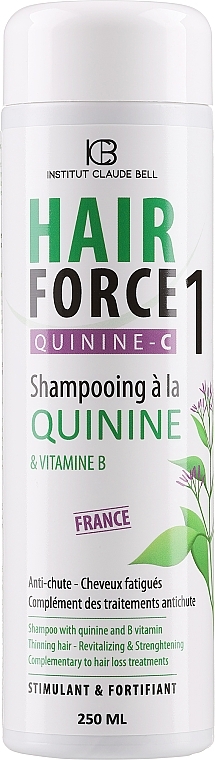 Quinine Anti-Hair Loss Shampoo - Institut Claude Bell Hair Force One Quinine C Shampooing Anti-Chute — photo N1