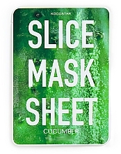 Facial Sheet Mask "Cucumber" - Kocostar Slice Mask Sheet Cucumber — photo N3