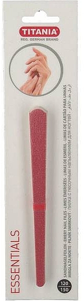 Double-Sided Sandy Nail File, 16.5 cm, 120/150, 1042/10C - Titania — photo N1