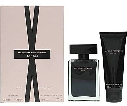 Fragrances, Perfumes, Cosmetics Narciso Rodriguez For Her - Set (edt/50ml + b/lot/75ml)