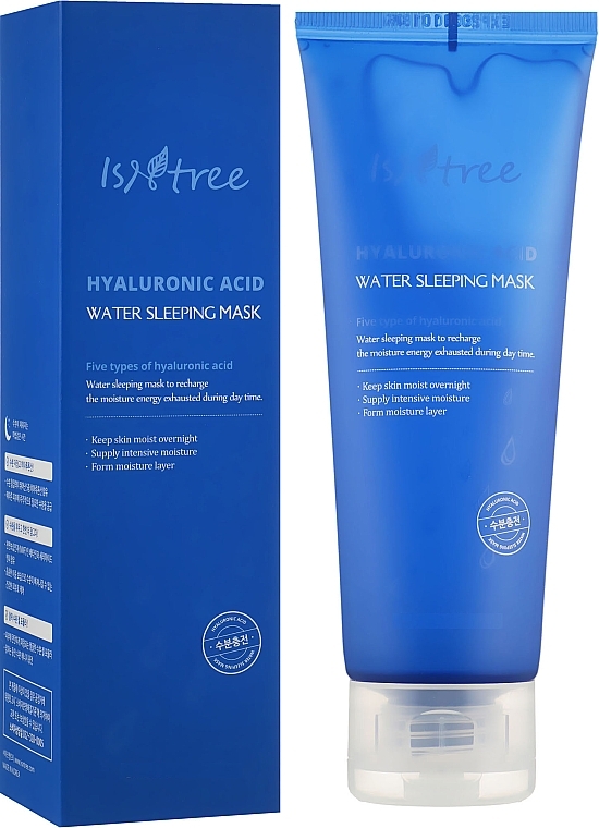 Deep Moisturizing Night Hyaluronic Mask - Isntree Hyaluronic Acid Water Sleeping Mask — photo N5