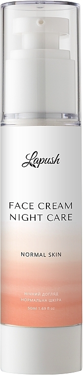 Night Face Cream for Normal Skin with Vitamin C & Marine Collagen - Lapush — photo N7