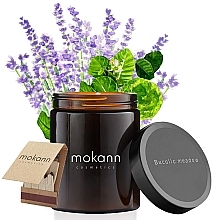 Fragrances, Perfumes, Cosmetics Vegetable Soy Candle 'Idyllic Meadow' in a Glass Jar - Mokann Cosmetics