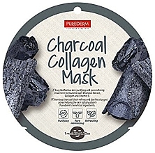 Collagen Face Mask - Purederm Charcoal Collagen Mask — photo N2