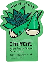 Fragrances, Perfumes, Cosmetics Facial Sheet Mask - Tony Moly I'm Real Aloe Mask Sheet