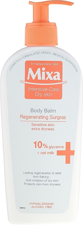 Moisturizing Body Balm - Mixa Intensive Care Dry Skin Body Balm — photo N5