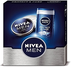 Fragrances, Perfumes, Cosmetics Set - NIVEA Men Protect & Care 2017 (sh/gel/250ml + cr/30ml)