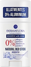Fragrances, Perfumes, Cosmetics Sensitive Skin Deodorant Stick - Dermaflora Natural Deo Stick Sensitive With MSM