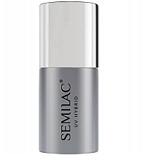 Fragrances, Perfumes, Cosmetics Glossy Hybrid Top Coat - Semilac T21 Top No Wipe Flash On