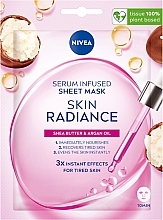 Fragrances, Perfumes, Cosmetics Brightening Sheet Mask  - Nivea Skin Radiance