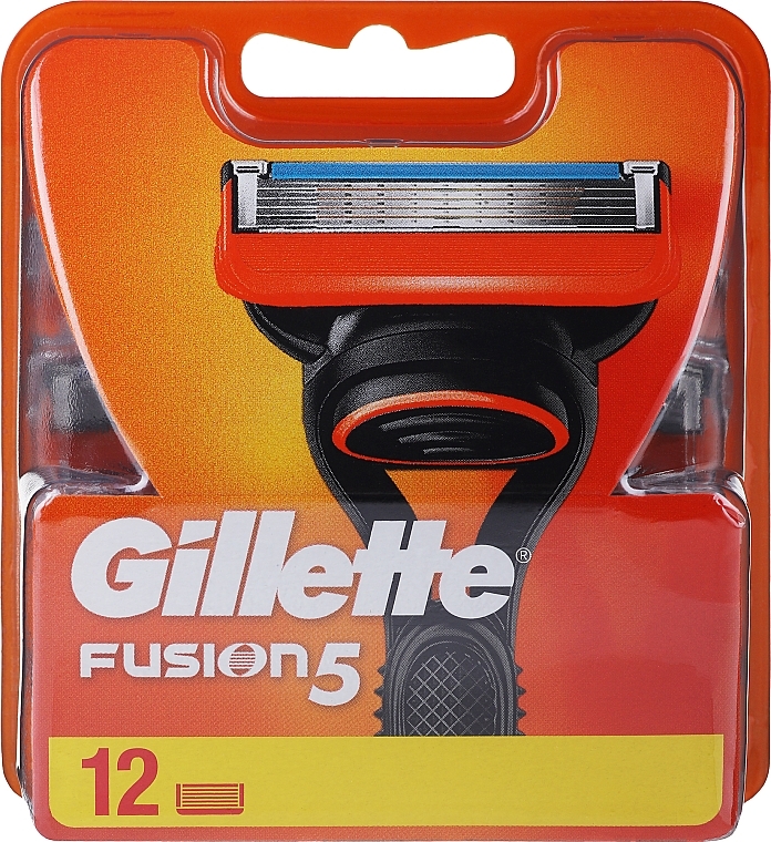 Shaving Razor Rifills, 12 pcs. - Gillette Fusion — photo N2
