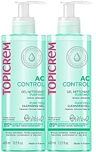 Fragrances, Perfumes, Cosmetics Set - Topicrem AC Purifying Cleansing Gel (cl/gel/2x400ml)