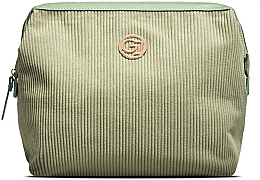 Fragrances, Perfumes, Cosmetics Cosmetic Bag, 10016-14, green velvet - Gillian Jones Mia Cosmetic Bag Green Velvet