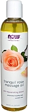 Fragrances, Perfumes, Cosmetics Relaxing Rose Massage Oi - Now Foods Solutions Tranquil Rose Massage Oi