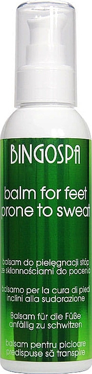 Foot Prone to Sweat Balm - BingoSpa Balm For Feet Prone To Sweat — photo N1
