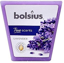 Fragrances, Perfumes, Cosmetics Scented Candle "Lavender", 47/47 mm - Bolsius True Scents Candle