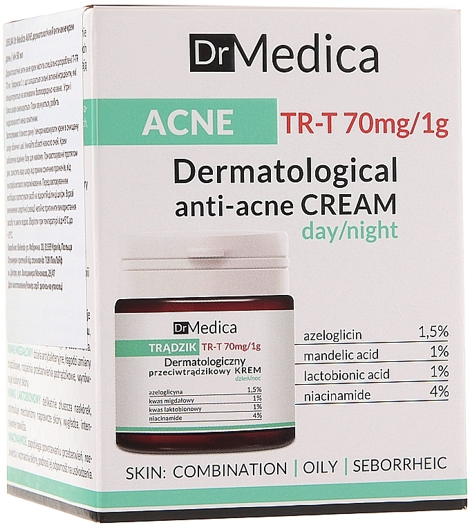 Dermatological Anti-Acne Cream - Bielenda Dr Medica Acne Dermatological Anti-Acne Cream — photo N3