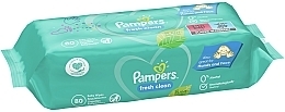 Baby Wet Wipes 'Fresh Clean", 80 pcs. - Pampers — photo N3