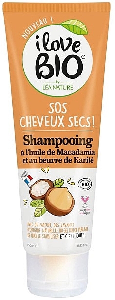Macadamia Oil & Shea Butter Shampoo - I love Bio Macadamia Oil & Shea Butter Shampoo — photo N1