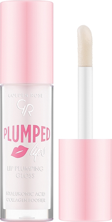 Lip Gloss - Golden Rose Plumped Lips Lip Plumping Gloss — photo N1