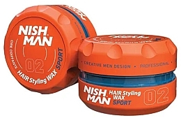 Hair Styling Wax - Nishman Hair Styling Wax 02 Sport — photo N5