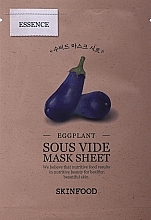 Eggplant Facial Sheet Mask - Skinfood Eggplant Sous Vide Mask Sheet — photo N1