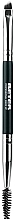 Double-Ended Brow Brush+Spoolie, lemur fiber - Beter Professional — photo N1