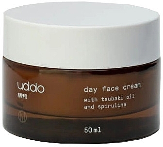 Nourishing Tsubaki & Spirulina Day Face Cream - Uddo Day Face Cream With Tsubaki Oil And Spirulina — photo N2