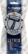 Disposable Razor for Men, 7 pcs - Lezo Letrix — photo N12