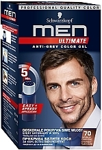 Men Gel Color for Gray Hair - Schwarzkopf Men Ultimate Anti Grey Colour Gel — photo N1