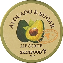 Lip Scrub - Skinfood Avocado and Sugar Lip Scrub — photo N2