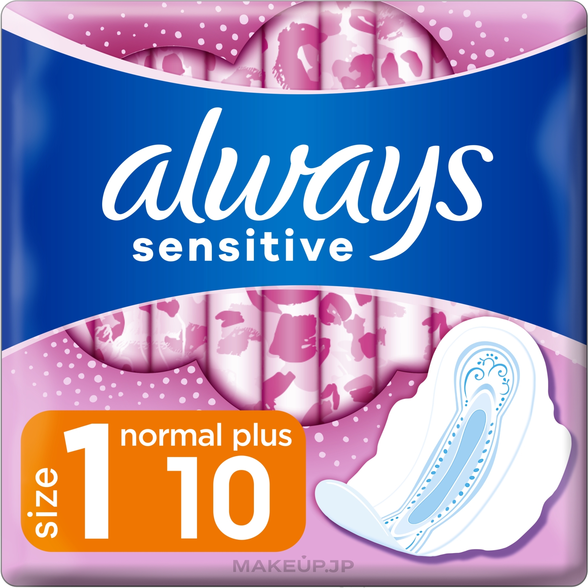 Sanitary Pads, 10pcs - Always Sensitive Ultra Normal Plus — photo 10 szt.