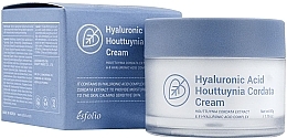 Fragrances, Perfumes, Cosmetics Face Cream with Hyaluronic Acid - Esfolio Hyaluronic Acid Houttuynia Cordata Cream