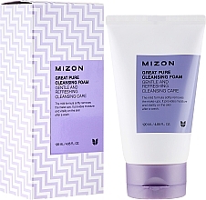 Fragrances, Perfumes, Cosmetics Cleansing Foam-Scrub - Mizon Great Pure