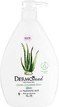 Aloe Hand Cream Soap - Dermomed Hand Wash Aloe With Hyaluronic Acid — photo N1